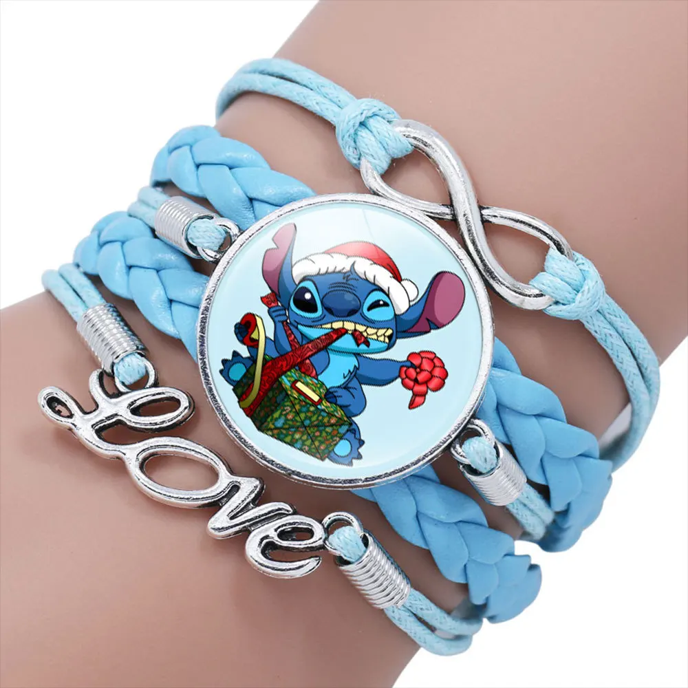Disney Stitch Bracelet Girls Christmas Jewelry Gift Blue Multi Layer Bracelet Children Kawaii Cartoon Time Gem Anime Accessories
Disney Stitch Bracelet Girls Christmas Jewelry Gift Blue Multi Layer Bracelet Children Kawaii Cartoon Time Gem Anime Accessories