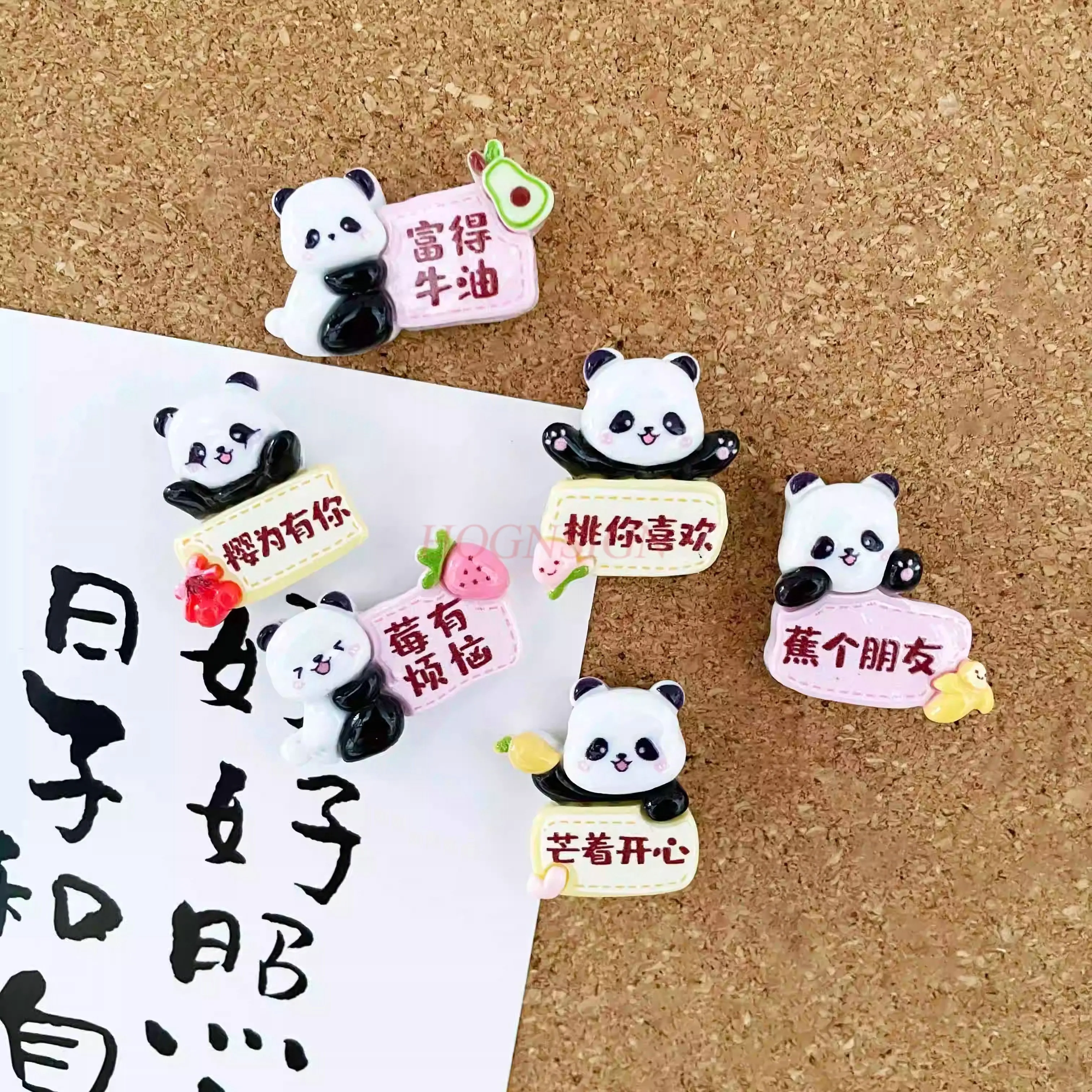 6pcs Cute cartoon panda character plate creative push pin cork message board felt cloth nail photo
6pcs Cute cartoon panda character plate creative push pin cork message board felt cloth nail photo