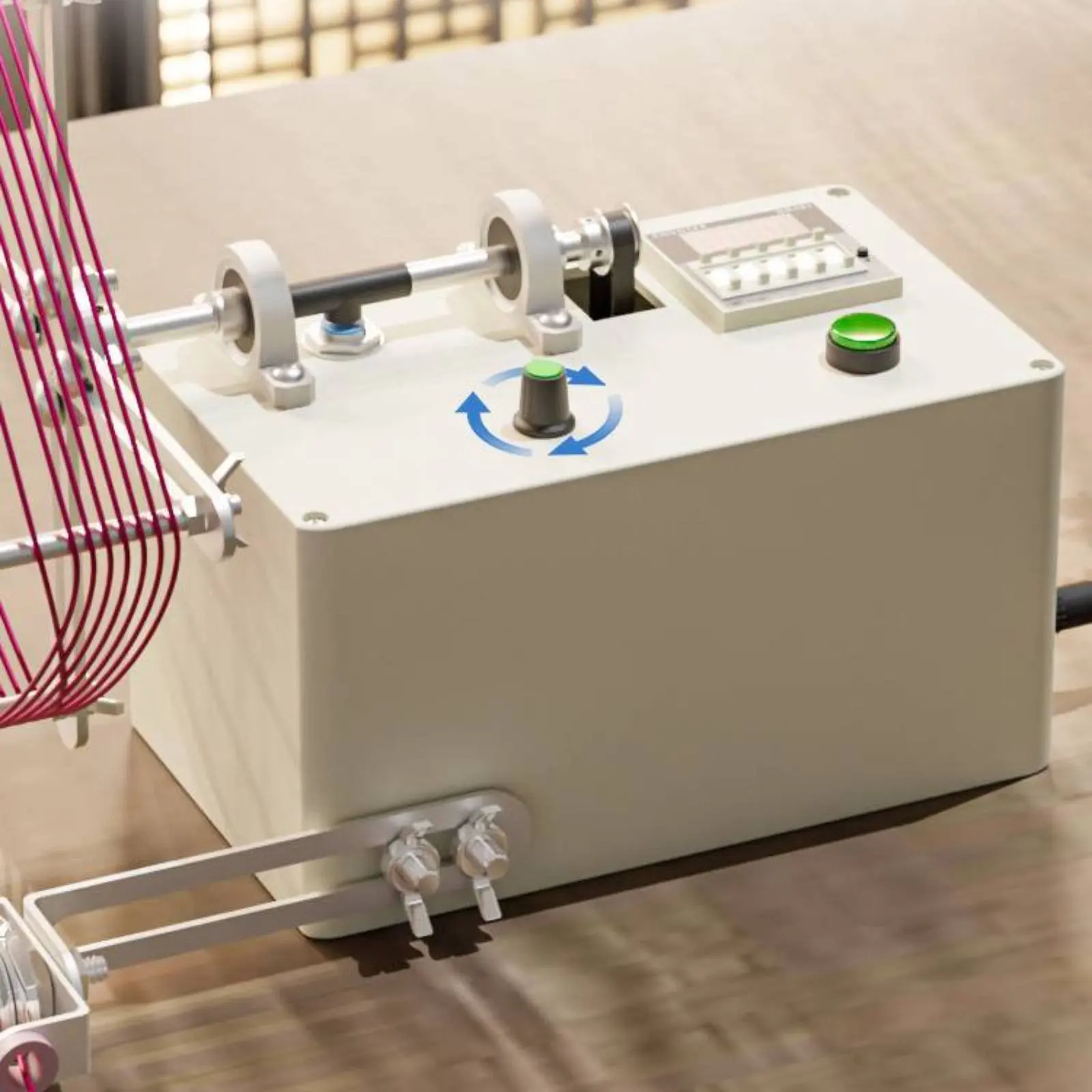 Electric Tassel Winder Compact Automatic Count Winder Bobbin Winding Machine Portable Industrial Equipment Easy to Use
Electric Tassel Winder Compact Automatic Count Winder Bobbin Winding Machine Portable Industrial Equipment Easy to Use