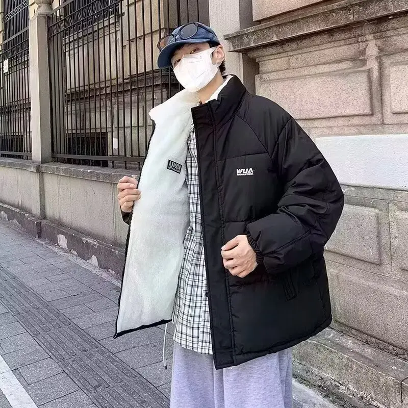 Осень-зима, мужская куртка-пуховик, теплое хлопковое пальто с воротником-стойкой, хлопковая одежда, зимняя верхняя одежда, модная
Осень-зима, мужская куртка-пуховик, теплое хлопковое пальто с воротником-стойкой, хлопковая одежда, зимняя верхняя одежда, модная