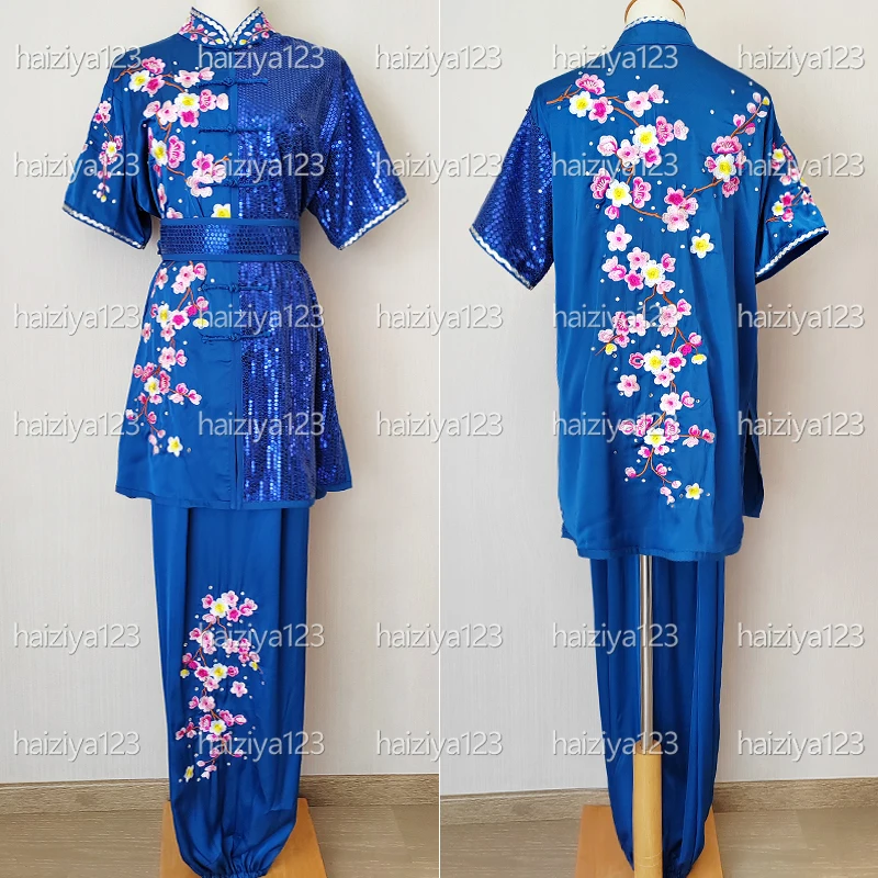 Embroidery plum Wushu uniform Kungfu clothes Martial arts suit Changquan outfit Race attire for male female girl boy kids unisex
Embroidery plum Wushu uniform Kungfu clothes Martial arts suit Changquan outfit Race attire for male female girl boy kids unisex