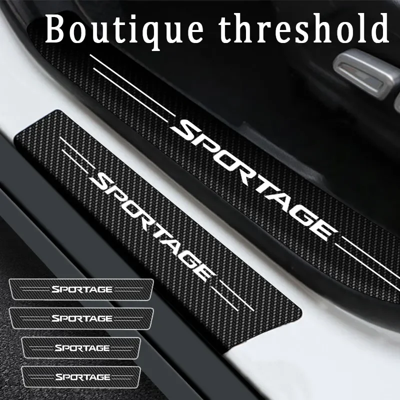 4p Car Door Threshold Scuff Plate Carbon Fiber Sill Protector Stickers For Sportage 2005-2020 2021 Auto Door Entry Pedal Guards
4p Car Door Threshold Scuff Plate Carbon Fiber Sill Protector Stickers For Sportage 2005-2020 2021 Auto Door Entry Pedal Guards