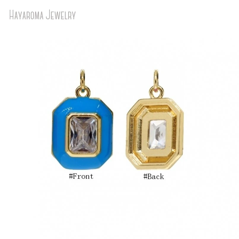 10Pcs Enamel Jewelry Metal Cubic Zirconia Wholesale Invisible Setting Copper Gold Color Geometric Octagon Blue Charms PM47852
10Pcs Enamel Jewelry Metal Cubic Zirconia Wholesale Invisible Setting Copper Gold Color Geometric Octagon Blue Charms PM47852
