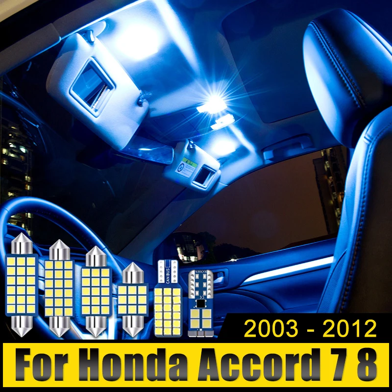 For Honda Accord 7 8 2003-2006 2007 2008 2009 2010 2011 2012 10PCS Car Reading Lights Glove Box Trunk Lamps License Plate Bulbs
For Honda Accord 7 8 2003-2006 2007 2008 2009 2010 2011 2012 10PCS Car Reading Lights Glove Box Trunk Lamps License Plate Bulbs