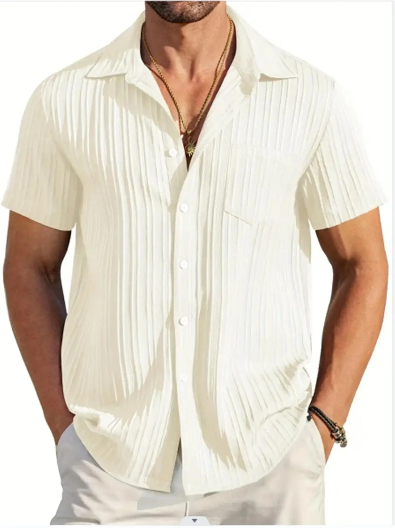 New Men's Business Casual Solid Color Short Sleeved Shirt for Summer Fashion No Ironing Comfortable and Versatile Top
New Men's Business Casual Solid Color Short Sleeved Shirt for Summer Fashion No Ironing Comfortable and Versatile Top