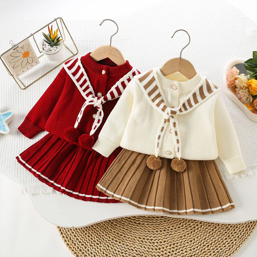 Girls Dress Clothes Sets Spring Autumn Children Woolen Jersey Sweaters Tops Skirts Princess Suit For Paby Knitted Outfits Kids 6
Girls Dress Clothes Sets Spring Autumn Children Woolen Jersey Sweaters Tops Skirts Princess Suit For Paby Knitted Outfits Kids 6
