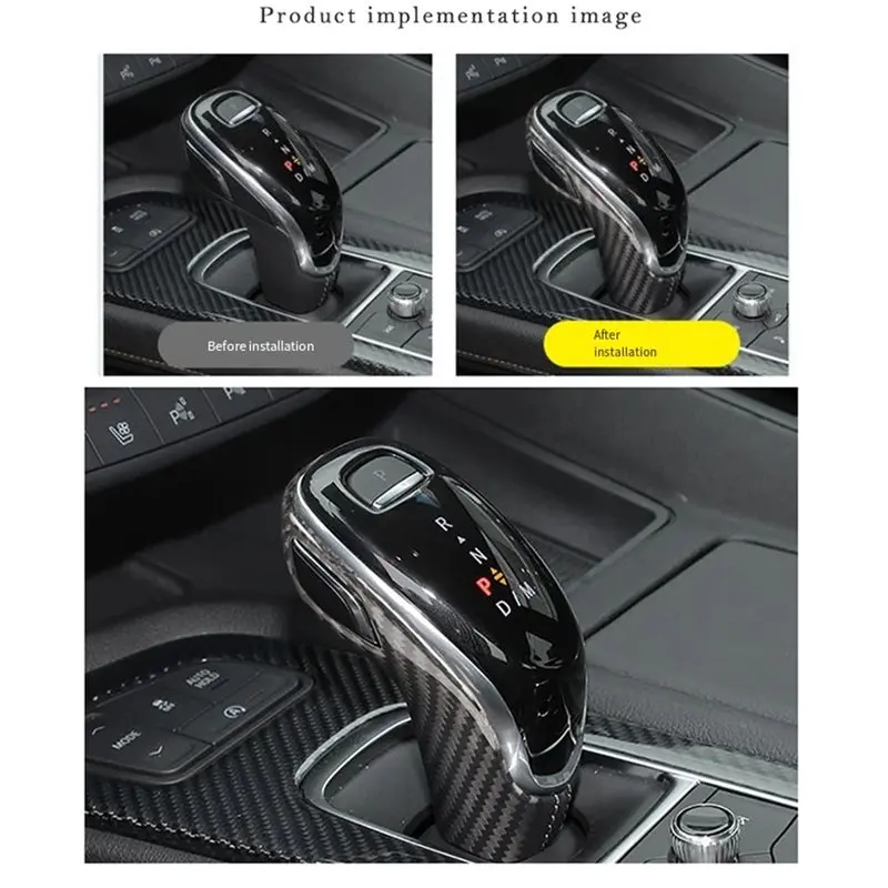 Real Carbon Fiber Car Gear Head Shift Knob Cover Handball Trim Sticker for Cadillac XT4 (2018-2019) / CT6 (2019) Accessories
Real Carbon Fiber Car Gear Head Shift Knob Cover Handball Trim Sticker for Cadillac XT4 (2018-2019) / CT6 (2019) Accessories