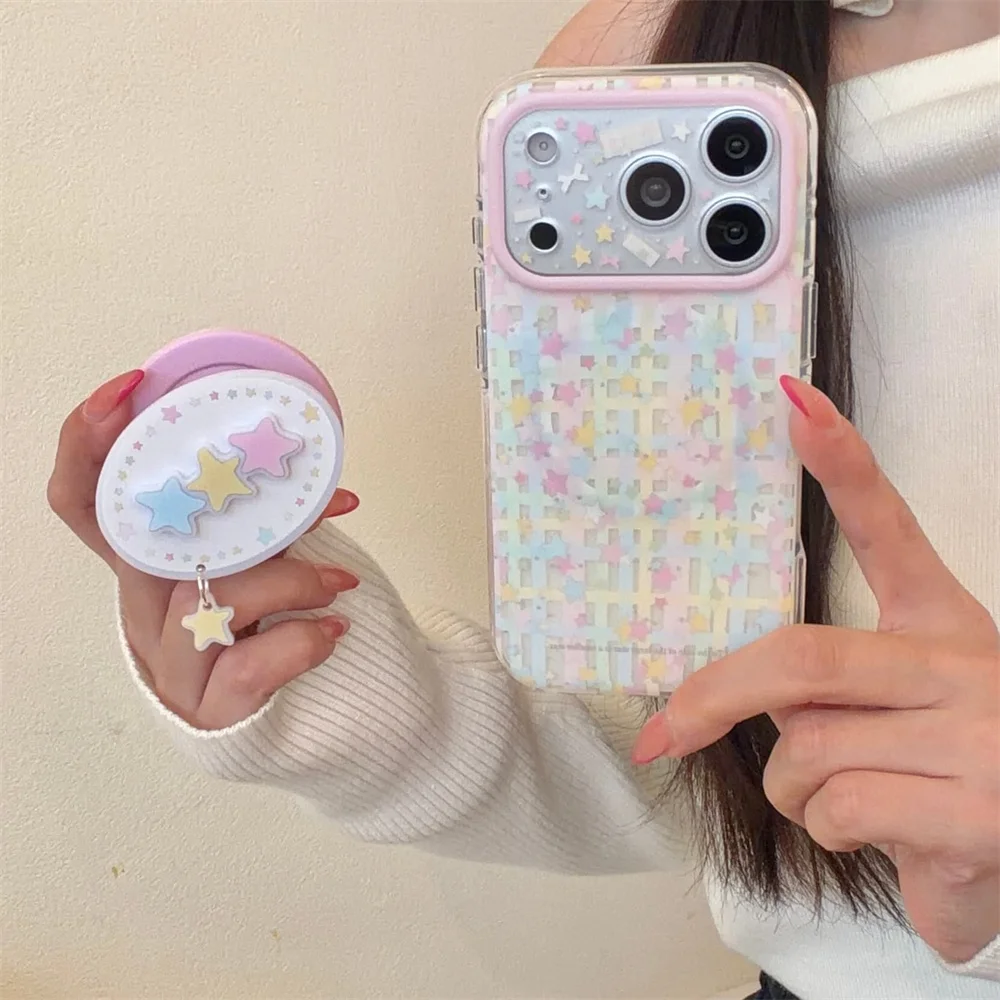 Ins Color Star Plaid Magnetic Phone Case for iPhone 16 Pro Max 15 Pro 17 Max 15 16 17 Funda Cover With Magsafe Stand Cute Cases
Ins Color Star Plaid Magnetic Phone Case for iPhone 16 Pro Max 15 Pro 17 Max 15 16 17 Funda Cover With Magsafe Stand Cute Cases