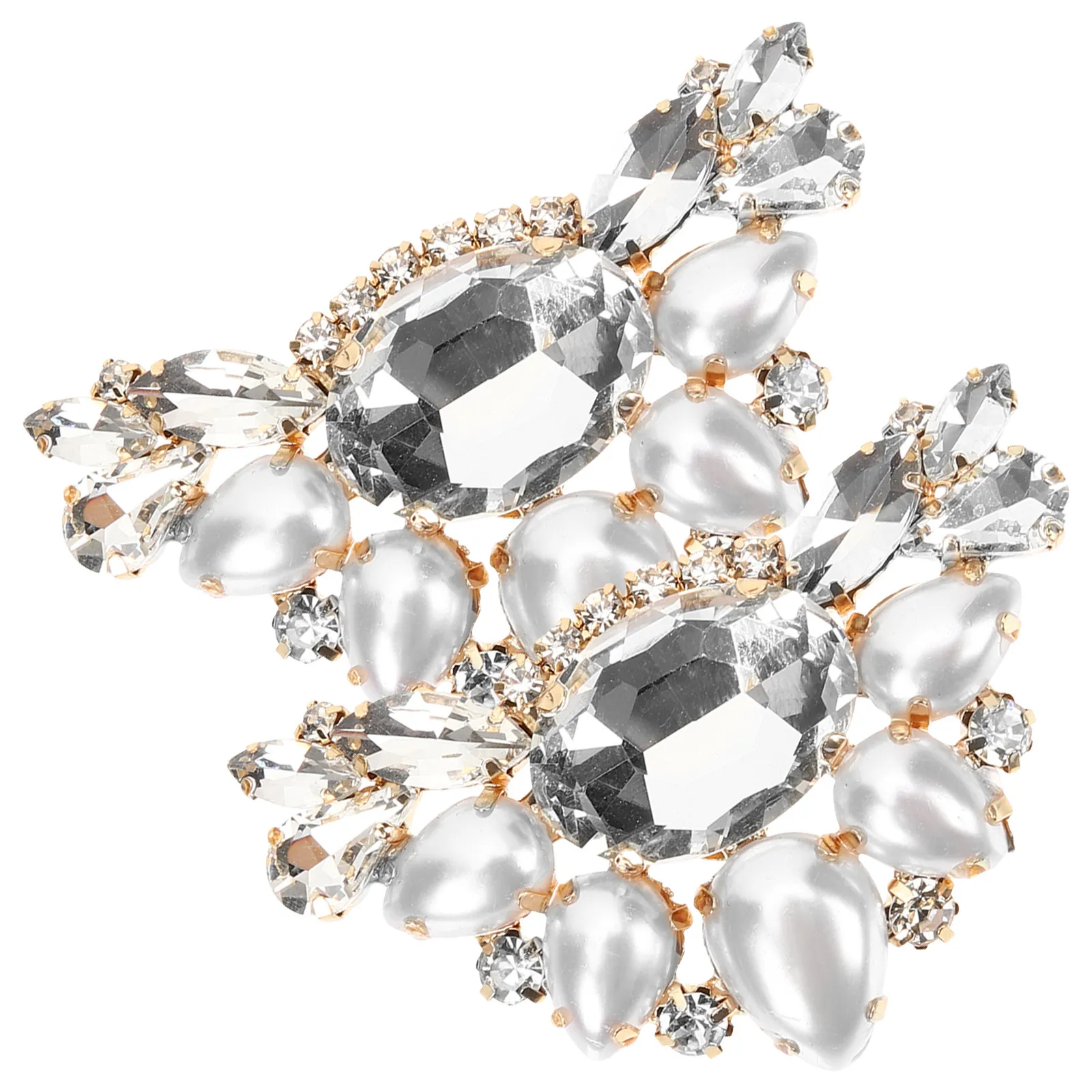 1Pair Crystal Pearl Flower Shoe Clips for Women Elegant Bling Heel Decorations Wedding Party Work Travel Gift Shoe Jewelry
1Pair Crystal Pearl Flower Shoe Clips for Women Elegant Bling Heel Decorations Wedding Party Work Travel Gift Shoe Jewelry