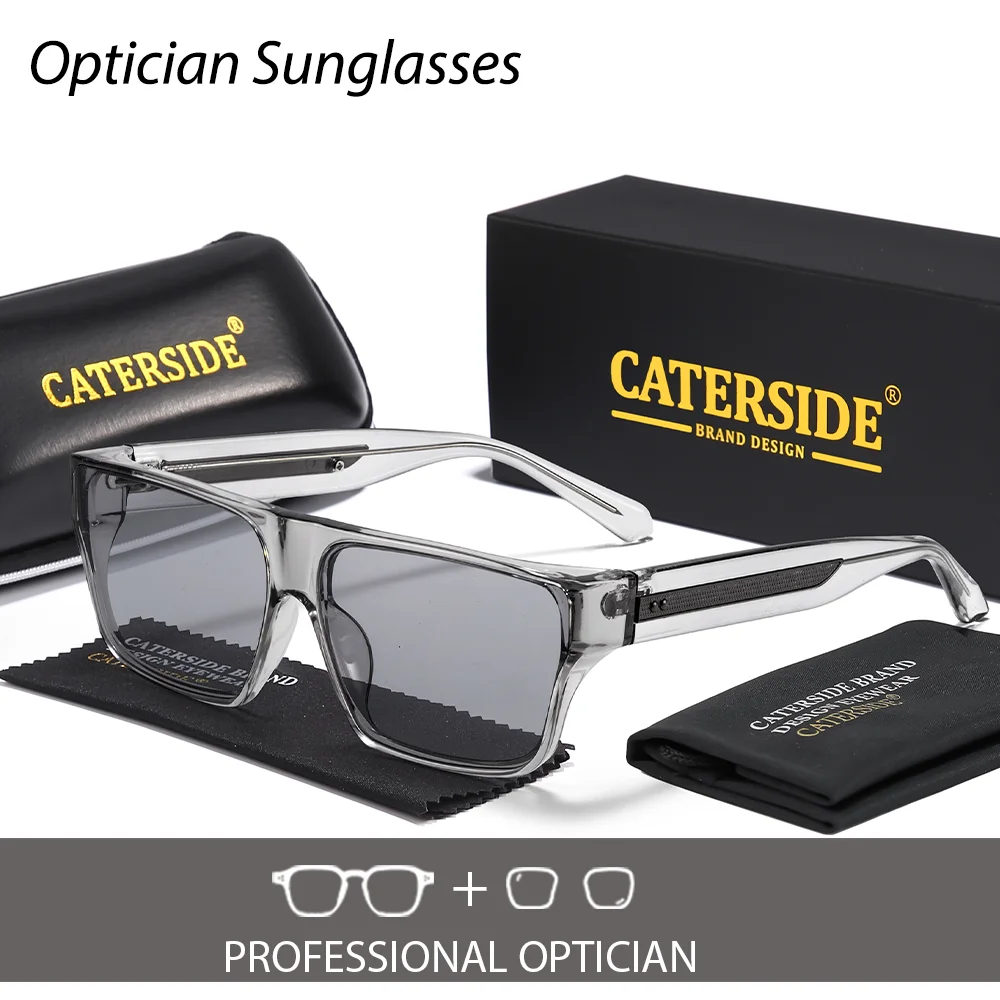 Мужские оптические солнцезащитные очки CATERSIDE, квадратные, с большой оправой, модные, в стиле панк, очки по рецепту, женские очки для путешествий на открытом воздухе
Мужские оптические солнцезащитные очки CATERSIDE, квадратные, с большой оправой, модные, в стиле панк, очки по рецепту, женские очки для путешествий на открытом воздухе