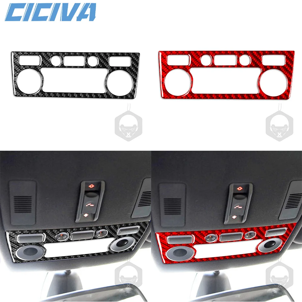 For BMW 5 Series E60 2004-2010 Carbon Fiber Interior roof centre reading light Panel Cover Car inside Trim Accessories Sticker
For BMW 5 Series E60 2004-2010 Carbon Fiber Interior roof centre reading light Panel Cover Car inside Trim Accessories Sticker
