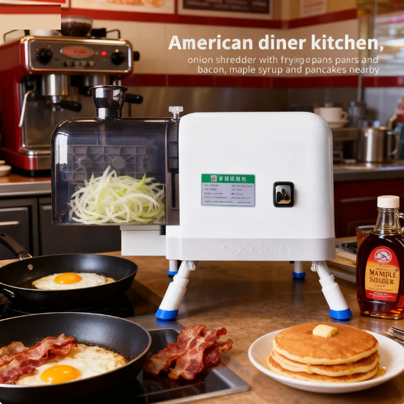 Коммерческий измельчитель зеленого лука, электрический станок для резки зеленого лука
Коммерческий измельчитель зеленого лука, электрический станок для резки зеленого лука