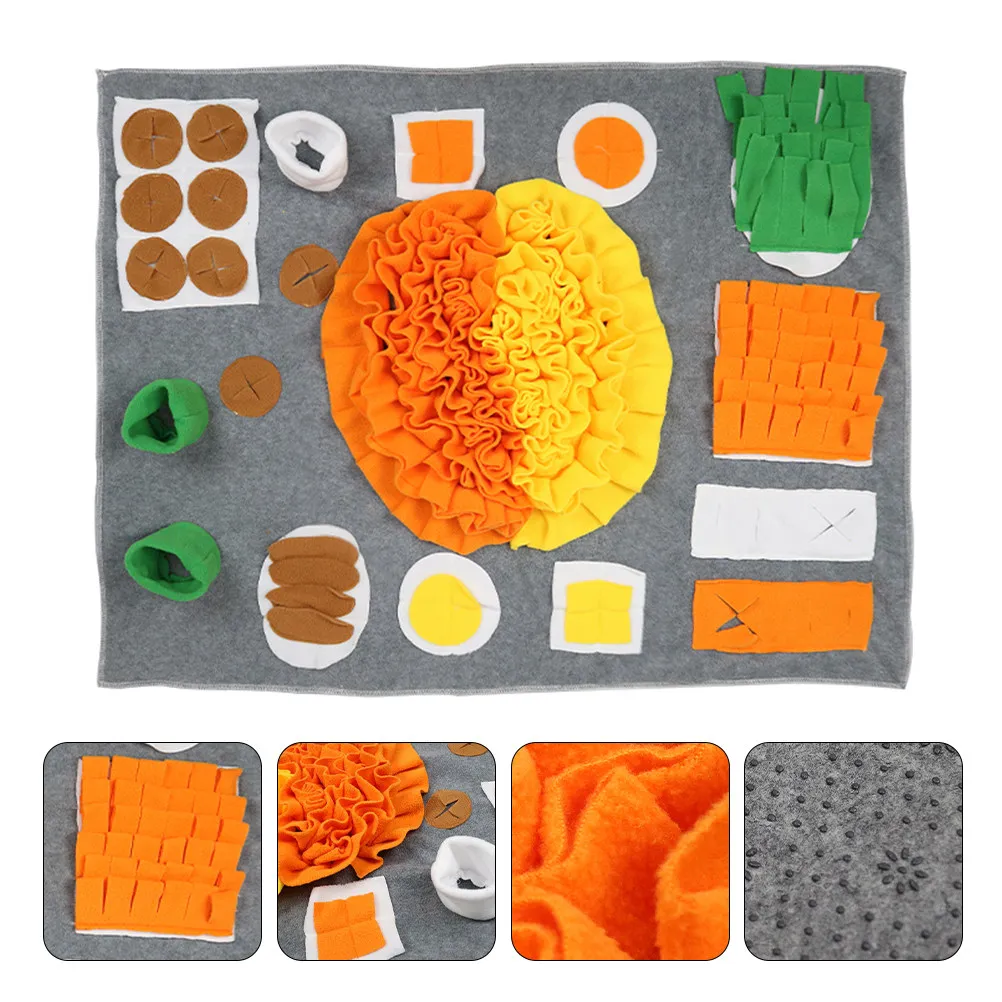 Pet Sniffing Mat Flannel Slow Feeder Mat Non-Slip Pet Feeding for Dog Puppy Training Exercise Smell Sensing Slow
Pet Sniffing Mat Flannel Slow Feeder Mat Non-Slip Pet Feeding for Dog Puppy Training Exercise Smell Sensing Slow