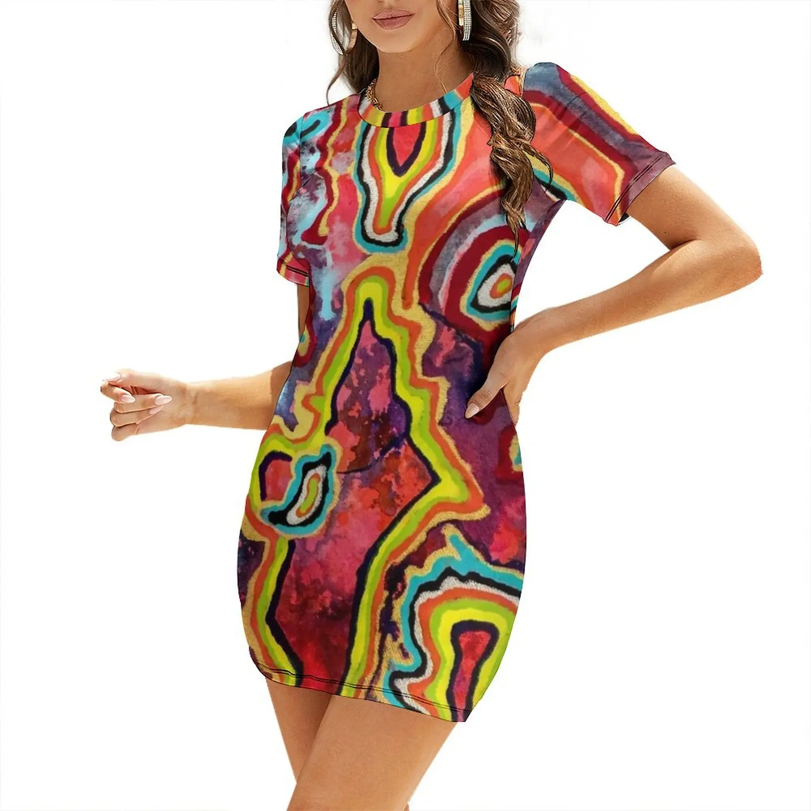 Ripple Short Sleeved Dress dresses summer woman 2025 evening dresses women beach outfits for women
Ripple Short Sleeved Dress dresses summer woman 2025 evening dresses women beach outfits for women