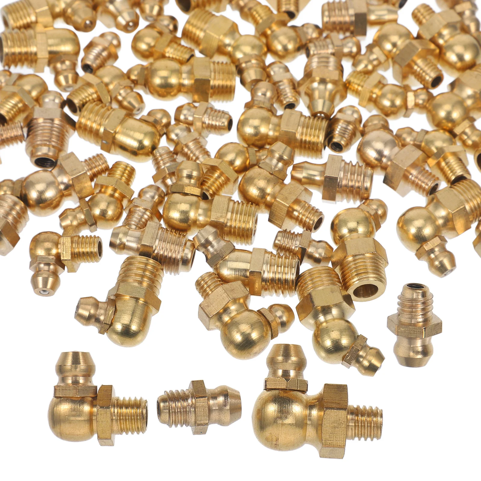 1 set Grease Fittings Set M6x1 M10x1 1-8-27 1-4-28 Straight Angled Brass Nozzles Coupler Storage Box Automotive Industrial
1 set Grease Fittings Set M6x1 M10x1 1-8-27 1-4-28 Straight Angled Brass Nozzles Coupler Storage Box Automotive Industrial
