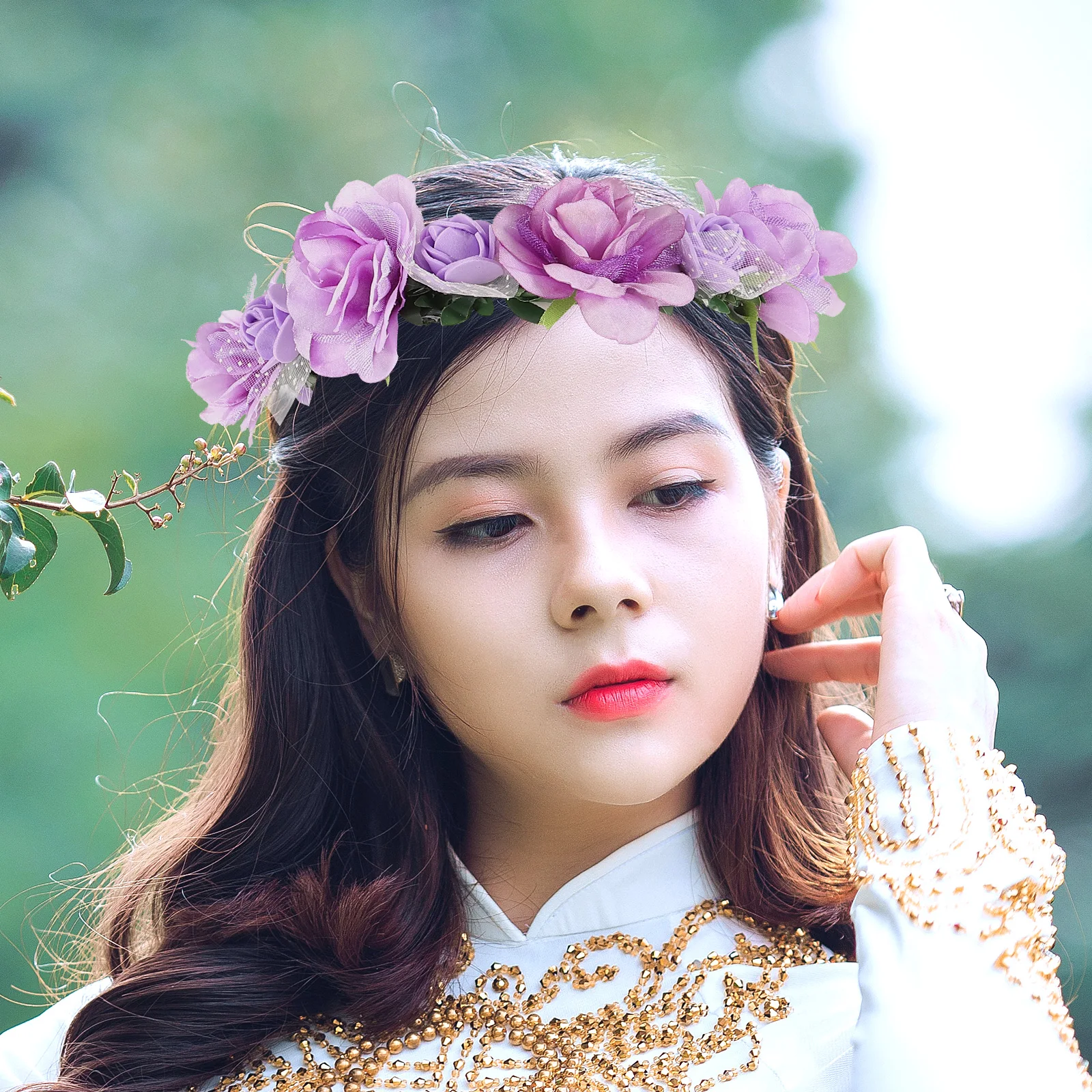 Женская повязка на голову с цветочным принтом, элегантный цветочный шиньон, повязка на голову, венок, свадебный головной убор, регулируемый размер, прически, наряды для вечеринки
Женская повязка на голову с цветочным принтом, элегантный цветочный шиньон, повязка на голову, венок, свадебный головной убор, регулируемый размер, прически, наряды для вечеринки