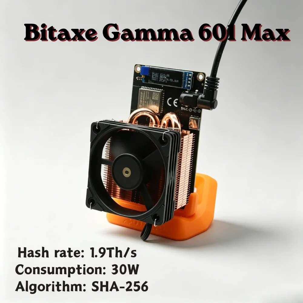 2026 New Bitaxe Gamma600 1.9Th/s 30W Miner, Newly Upgraded BM1370 Chips SHA256, Ultra Low Temp Ultra Quiet Home BTC ASIC Miner
2026 New Bitaxe Gamma600 1.9Th/s 30W Miner, Newly Upgraded BM1370 Chips SHA256, Ultra Low Temp Ultra Quiet Home BTC ASIC Miner