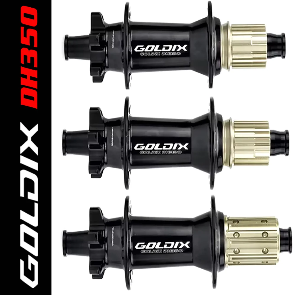 GOLDIX DH350 electric assist heavy-duty off-road mountain bike hub, 32H 36T ratchet engagement, compatible with Shimano and SRAM
GOLDIX DH350 electric assist heavy-duty off-road mountain bike hub, 32H 36T ratchet engagement, compatible with Shimano and SRAM