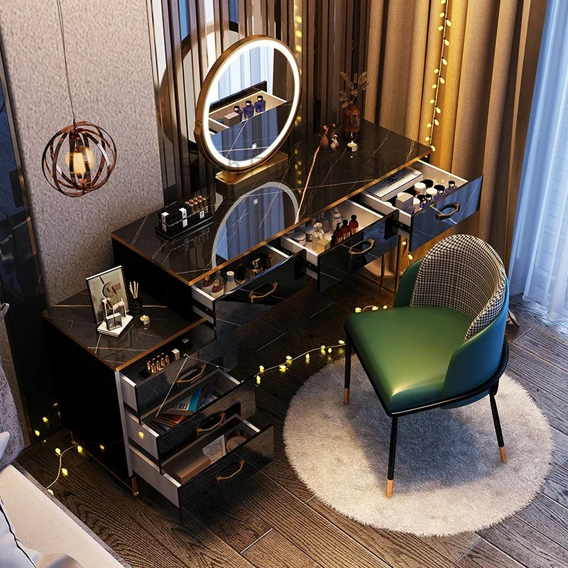 Nordic Makeup Mirrors Dressing Table Chair Storage Luxury Dressing Table Living Room Tavolino Da Trucco Bedroom Furniture WZ
Nordic Makeup Mirrors Dressing Table Chair Storage Luxury Dressing Table Living Room Tavolino Da Trucco Bedroom Furniture WZ