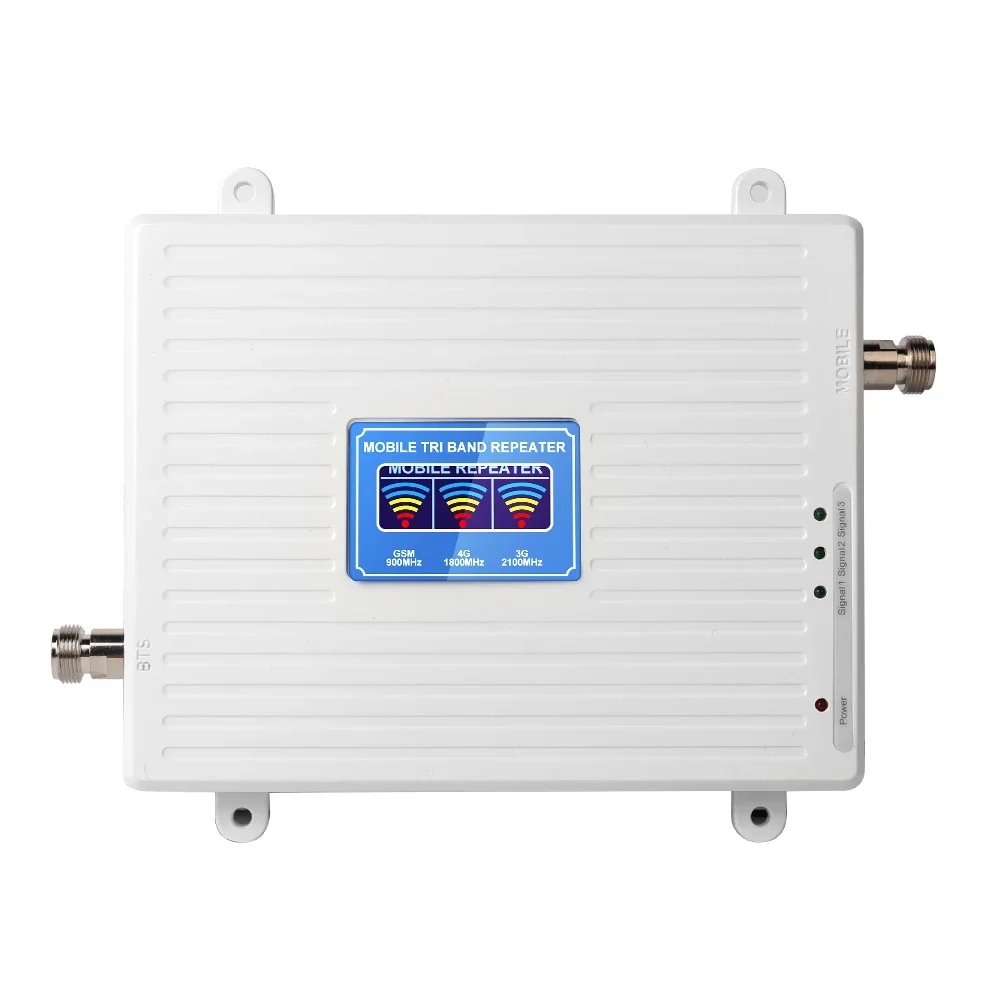 Factory Price 900/1800/2100 Mhz Tri-band 8/3/1 Mobile Phone 2g/3g/4g Signal /Repeater
Factory Price 900/1800/2100 Mhz Tri-band 8/3/1 Mobile Phone 2g/3g/4g Signal /Repeater