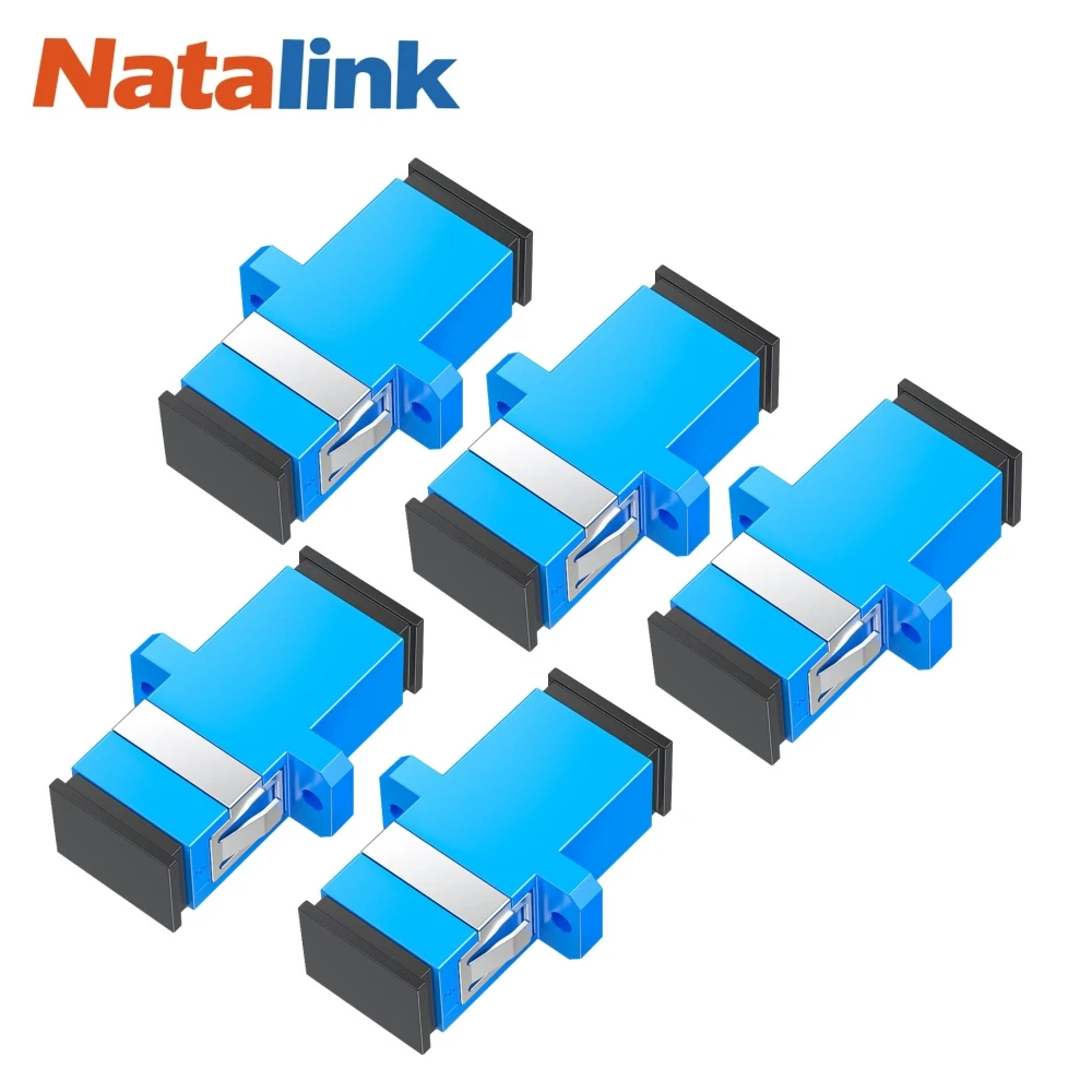 Natalink 10 шт. SC к SC женский оптоволоконный адаптер с фланцевой головкой, квадратный адаптер UPC APC, симплексный дуплексный оптический соединитель
Natalink 10 шт. SC к SC женский оптоволоконный адаптер с фланцевой головкой, квадратный адаптер UPC APC, симплексный дуплексный оптический соединитель