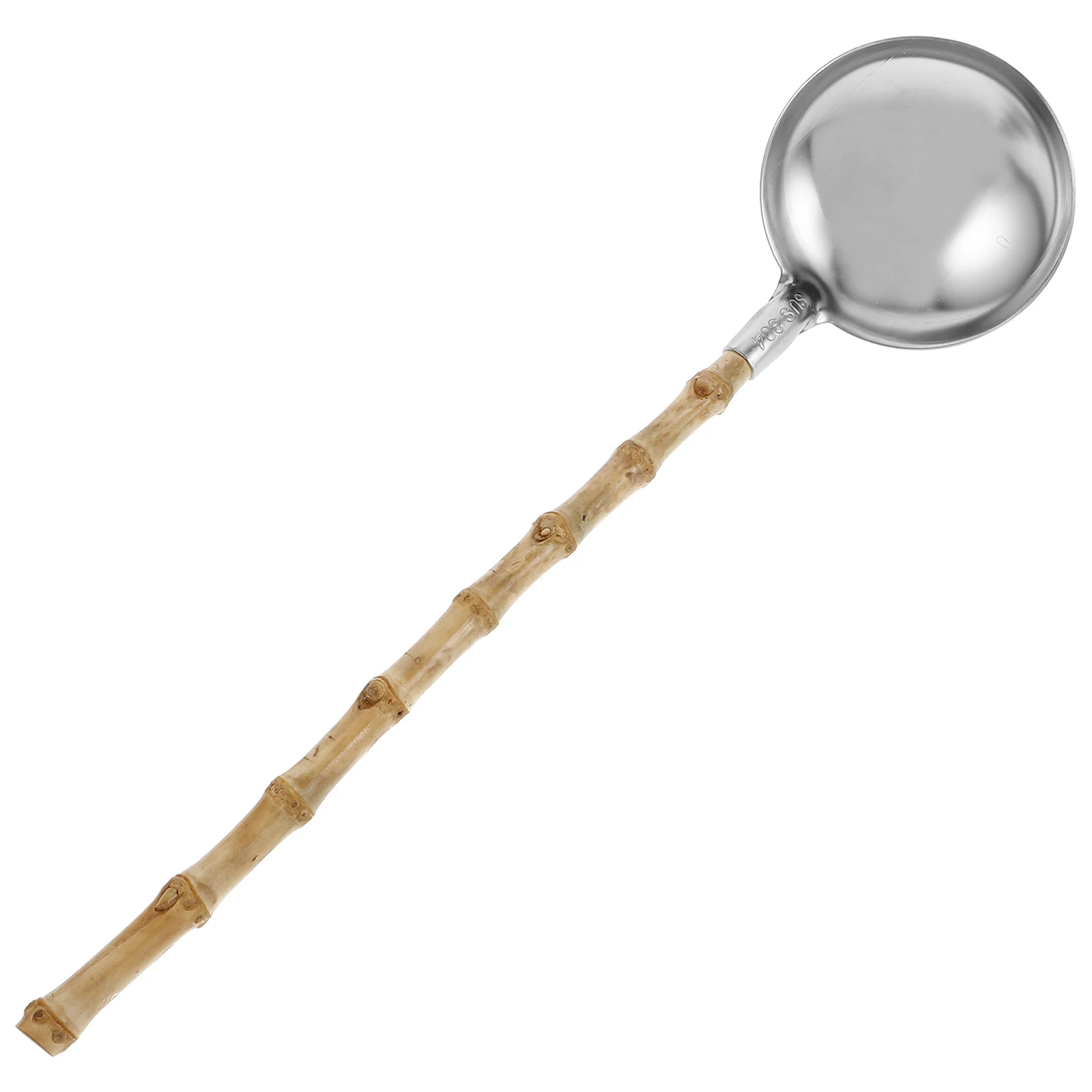 Japanese Design Stainless Steel Soup Ladle Heavy Duty Long Serving Spoon With Heat Resistant Wooden Handle For Hot Pot Buffet
Japanese Design Stainless Steel Soup Ladle Heavy Duty Long Serving Spoon With Heat Resistant Wooden Handle For Hot Pot Buffet