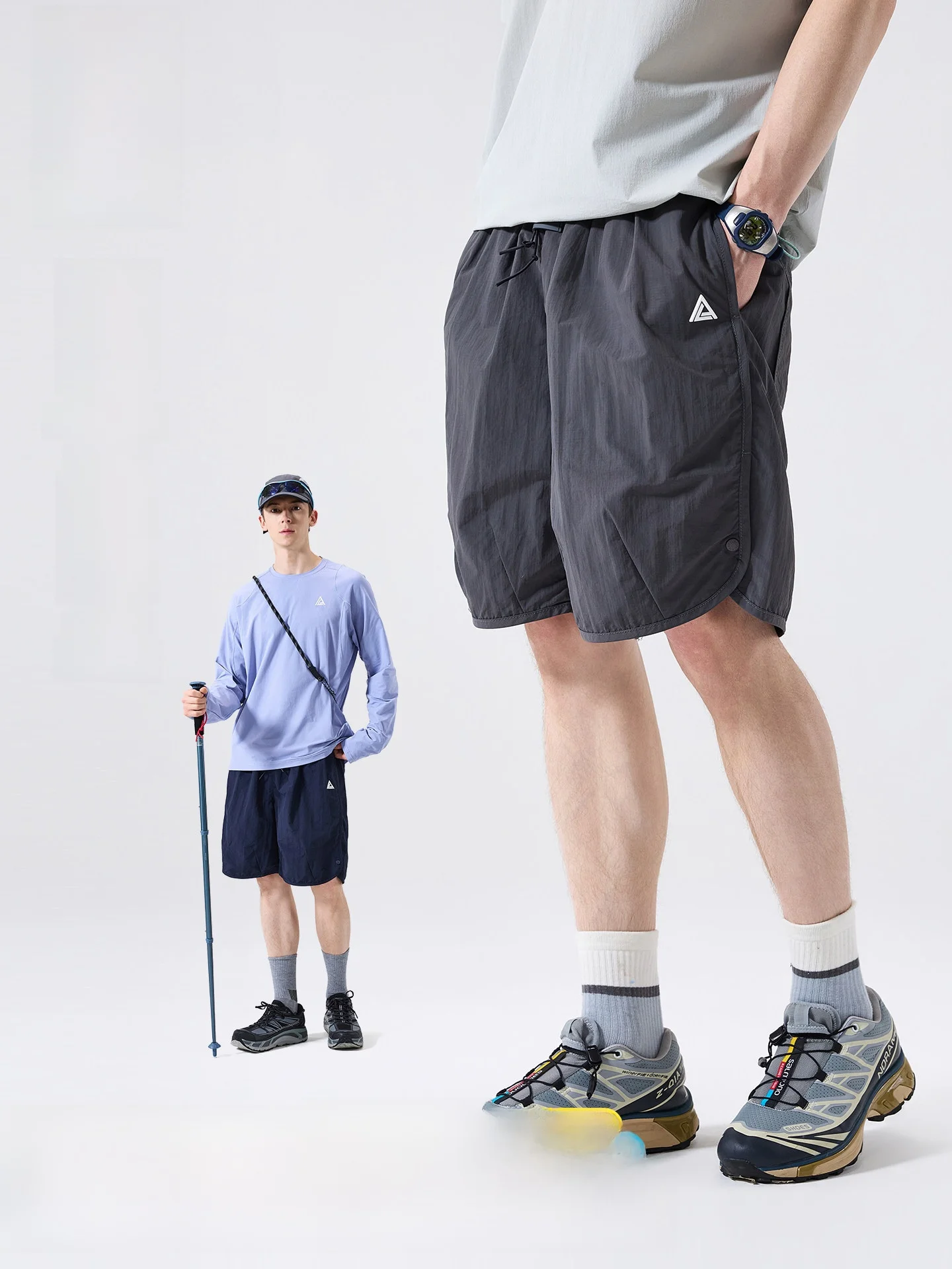 LAZY DAY Outdoor Quick Dry Sports Shorts Men Summer Loose Cool Feeling Breathable Casual Five-Quarter Length Pants
LAZY DAY Outdoor Quick Dry Sports Shorts Men Summer Loose Cool Feeling Breathable Casual Five-Quarter Length Pants