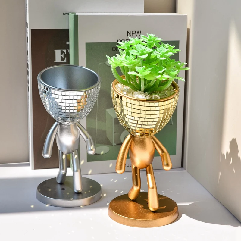 A68P-Cute Artificial Succulent Planters, Mini Potted Plastic Fake Succulent Decor, Creative Human Shaped Pots
A68P-Cute Artificial Succulent Planters, Mini Potted Plastic Fake Succulent Decor, Creative Human Shaped Pots