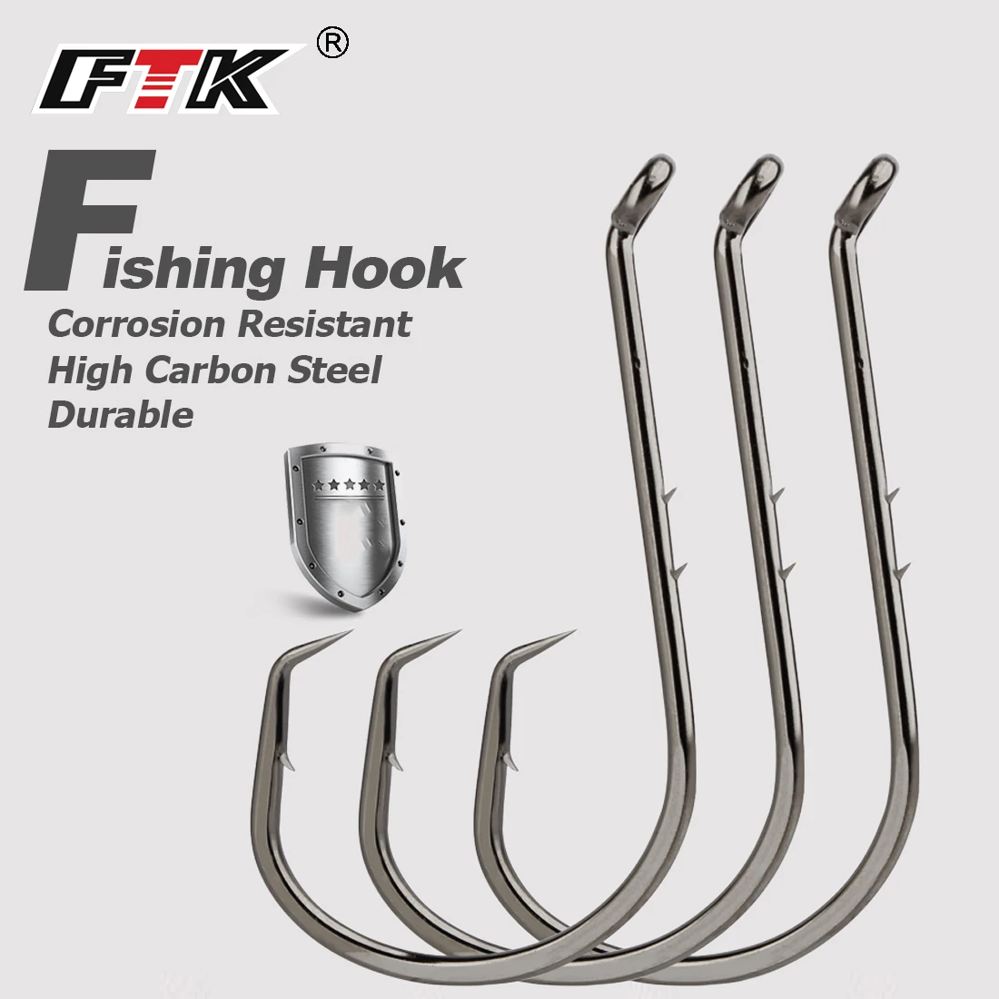 FTK 8/0# Octopus Offset Sport Circle Fishing Hook Carp Fishhook Jig Big Barbed FishHook High Carbon Steel Fishing Hook for Carp
FTK 8/0# Octopus Offset Sport Circle Fishing Hook Carp Fishhook Jig Big Barbed FishHook High Carbon Steel Fishing Hook for Carp