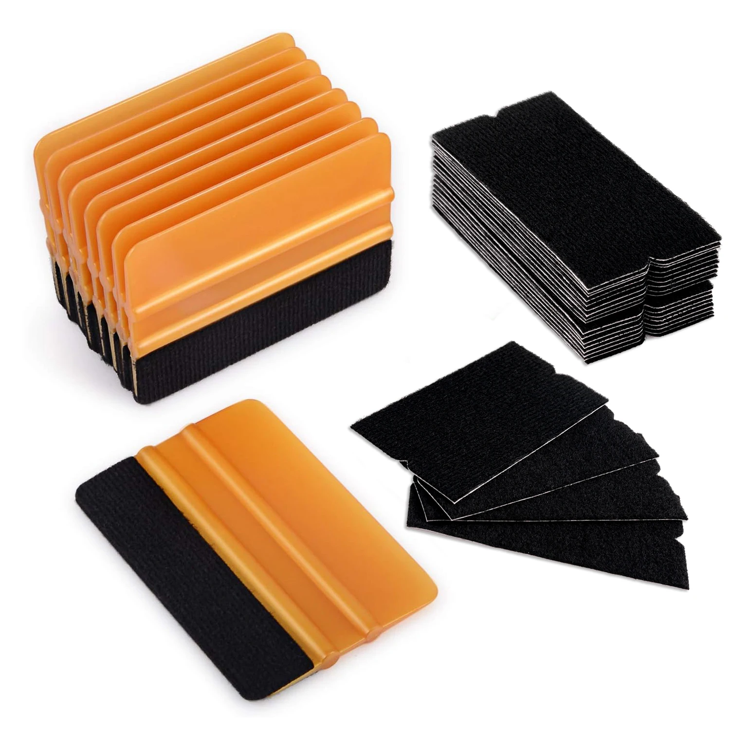 EHDIS 10/30pcs Vinyl Scraper Carbon Fiber Film Car Wrapping Squeegee With Scratch-Free Felt Edge Water Removal Window Tint Tools
EHDIS 10/30pcs Vinyl Scraper Carbon Fiber Film Car Wrapping Squeegee With Scratch-Free Felt Edge Water Removal Window Tint Tools