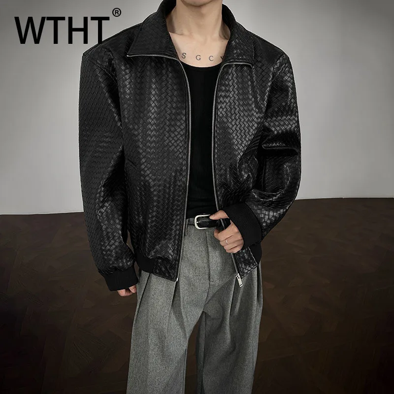 WTHT Fashion Men's Solid Color 2A2233leather High Street Coats Trendy American Style Stand Collar Jackets Male 2025 Autumn
WTHT Fashion Men's Solid Color 2A2233leather High Street Coats Trendy American Style Stand Collar Jackets Male 2025 Autumn