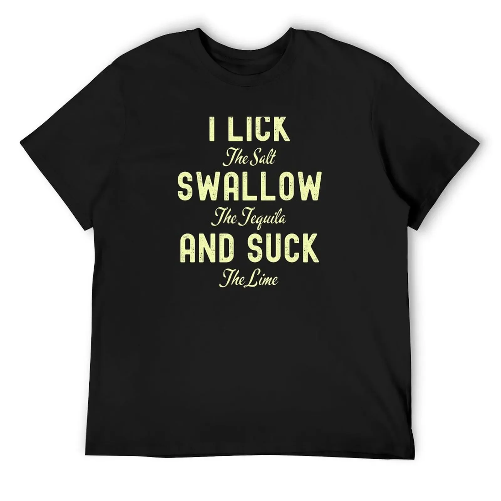 lick swallow suck T-Shirt Funny t-shirt blanks street wear heavyweight t shirts for men
lick swallow suck T-Shirt Funny t-shirt blanks street wear heavyweight t shirts for men
