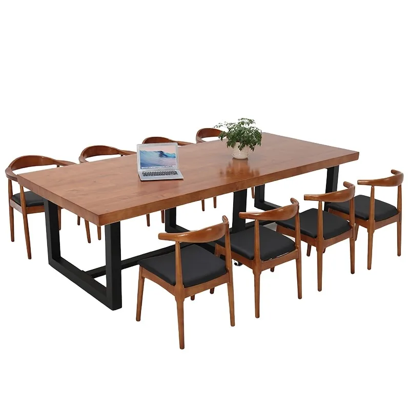 Современный письменный стол из цельного дерева, конференц-стол, верстак, конференц-зал, длинный стол.
Современный письменный стол из цельного дерева, конференц-стол, верстак, конференц-зал, длинный стол.