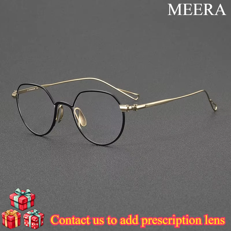 U-157 Top Grade Handmade Titanium Frame IP Plating Eyeglasses Men Vintage Titanium Eye Glass Optical Frame Eyewear Prescription
U-157 Top Grade Handmade Titanium Frame IP Plating Eyeglasses Men Vintage Titanium Eye Glass Optical Frame Eyewear Prescription