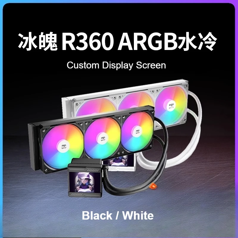 Bingpo R360 Water Cooled Integrated CPU Heat Sink ARGB Game Computer Radiator Custom Display Screen Water Cooling PC Accessories
Bingpo R360 Water Cooled Integrated CPU Heat Sink ARGB Game Computer Radiator Custom Display Screen Water Cooling PC Accessories