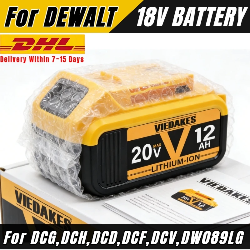 for dewalt 20v 6arapeg 12Ah Lithium Ion for DeWalt Battery, 2000 Cycles Replacement for DeWalt 20V power tools
for dewalt 20v 6arapeg 12Ah Lithium Ion for DeWalt Battery, 2000 Cycles Replacement for DeWalt 20V power tools