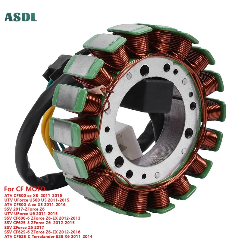 Generator Stator Coil for CF MOTO CF500 CF 500 CF500-2 X5 ATV U-Force U500 U5 ATV CF500-A SSV Z-Force Z6 Motorcycle Accessories
Generator Stator Coil for CF MOTO CF500 CF 500 CF500-2 X5 ATV U-Force U500 U5 ATV CF500-A SSV Z-Force Z6 Motorcycle Accessories