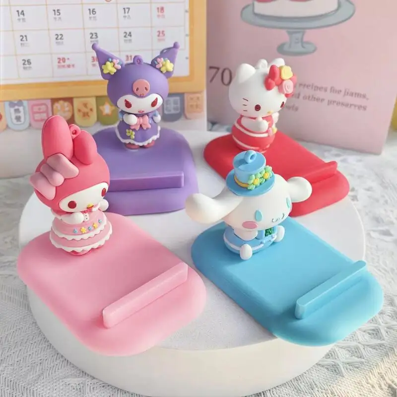 Sanrio Hello Kitty Kuromi Colorful Resin Non Slip Phone Tablet Holder Cute Computer Desktop Desk Ornament Girl's Birthday Gift
Sanrio Hello Kitty Kuromi Colorful Resin Non Slip Phone Tablet Holder Cute Computer Desktop Desk Ornament Girl's Birthday Gift