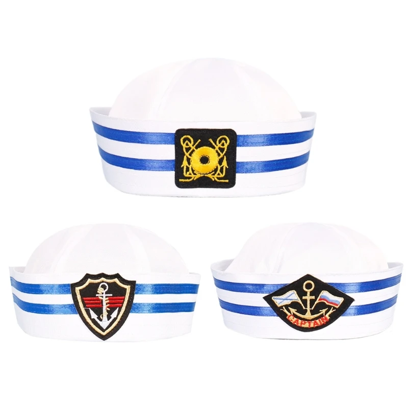 Children Sailor Hat for RolePlay Kids Party Props Hat Marine Cap with Badge for Stage Performances Costume Headdress
Children Sailor Hat for RolePlay Kids Party Props Hat Marine Cap with Badge for Stage Performances Costume Headdress