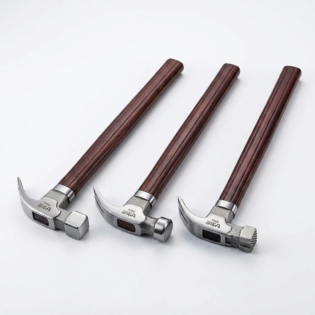 Magnetic Claw Hammer with Non-Slip Gridded Face, Wood Grain Handle Steel Hammer for Woodworking, Construction, DIY Tools
Magnetic Claw Hammer with Non-Slip Gridded Face, Wood Grain Handle Steel Hammer for Woodworking, Construction, DIY Tools