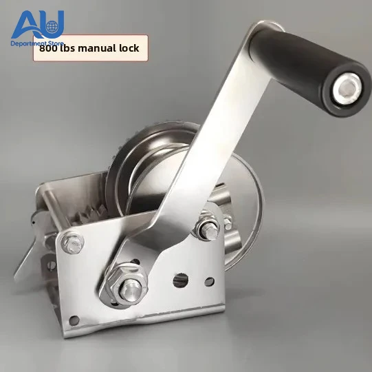 304 Stainless Steel Two-way Self-locking Hand Crank Manual Winch
304 Stainless Steel Two-way Self-locking Hand Crank Manual Winch