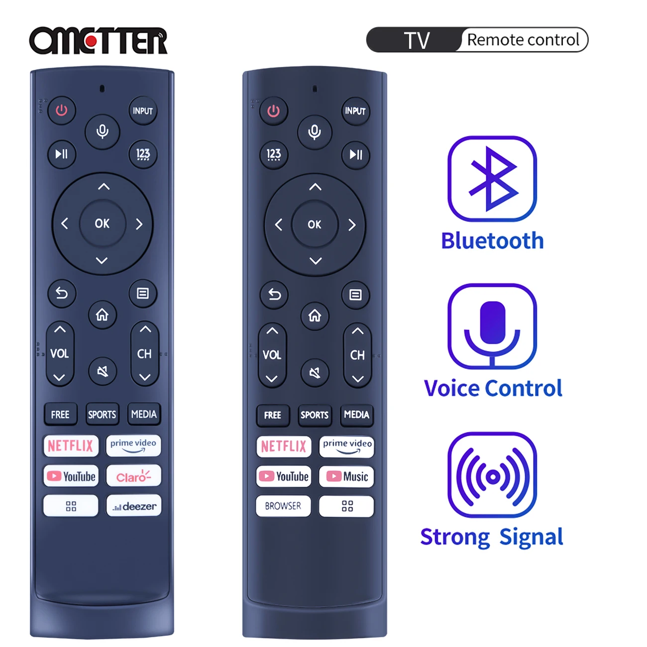 Original New ERF3Q90H ERF3H90H Voice Remote Control Is Suitable For Hisense Smart 4K LCD TV With Functional NETFLIX YOUTUBE
Original New ERF3Q90H ERF3H90H Voice Remote Control Is Suitable For Hisense Smart 4K LCD TV With Functional NETFLIX YOUTUBE