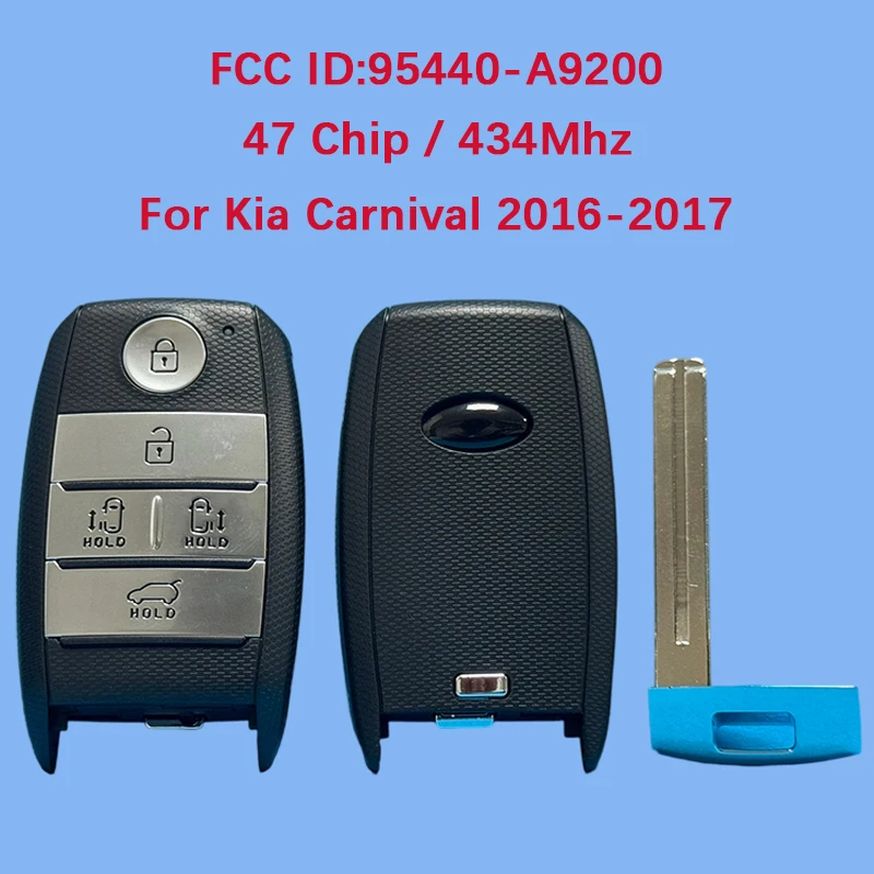 CN051163 Послепродажный 5-кнопочный смарт-брелок 433 МГц FCC 95440-A9200 47 чип для KIA Carnival 2016-2017
CN051163 Послепродажный 5-кнопочный смарт-брелок 433 МГц FCC 95440-A9200 47 чип для KIA Carnival 2016-2017