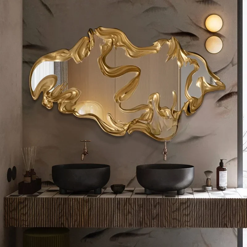 European style light luxury decorative mirror bedroom wall mounted bathroom art entrancecustomization
European style light luxury decorative mirror bedroom wall mounted bathroom art entrancecustomization