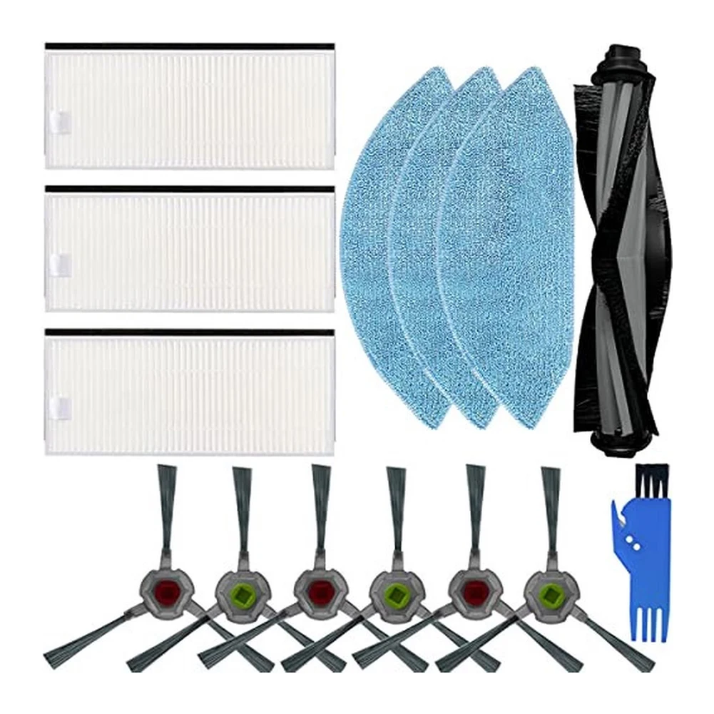 Replacement Accessories Kit For Ecovacs For Deebot For Ozmo U2 DGN22 U2 Pro Vacuums Main Brush Side Brush HEPA Filters Mop Cloth
Replacement Accessories Kit For Ecovacs For Deebot For Ozmo U2 DGN22 U2 Pro Vacuums Main Brush Side Brush HEPA Filters Mop Cloth
