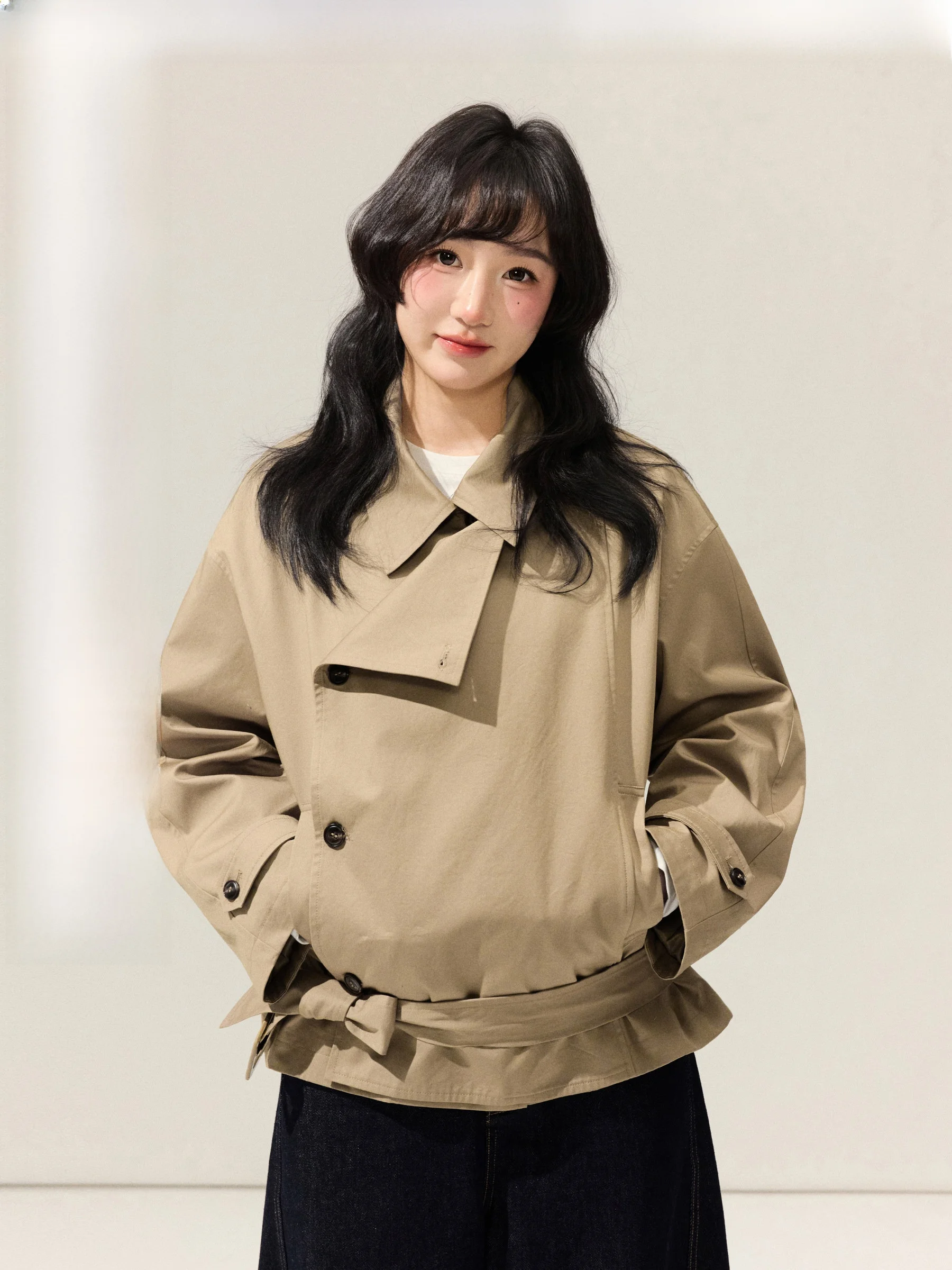 JULULOOK Studio American Mountain Sle ort Coat for Plump Women Adjustable Waist Turn-down Collar Double Button Large Size...
JULULOOK Studio American Mountain Sle ort Coat for Plump Women Adjustable Waist Turn-down Collar Double Button Large Size...