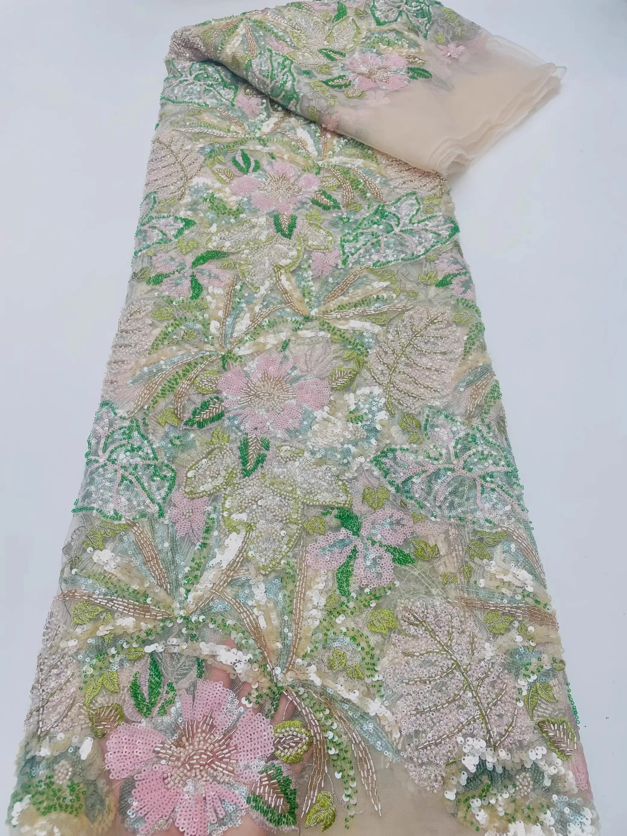 Ткань для вышивки пайетками для тяжелой промышленности, 1 ярд, новая сетчатая ткань для дизайна одежды, свадебных платьев, рукоделия и шитья
Ткань для вышивки пайетками для тяжелой промышленности, 1 ярд, новая сетчатая ткань для дизайна одежды, свадебных платьев, рукоделия и шитья