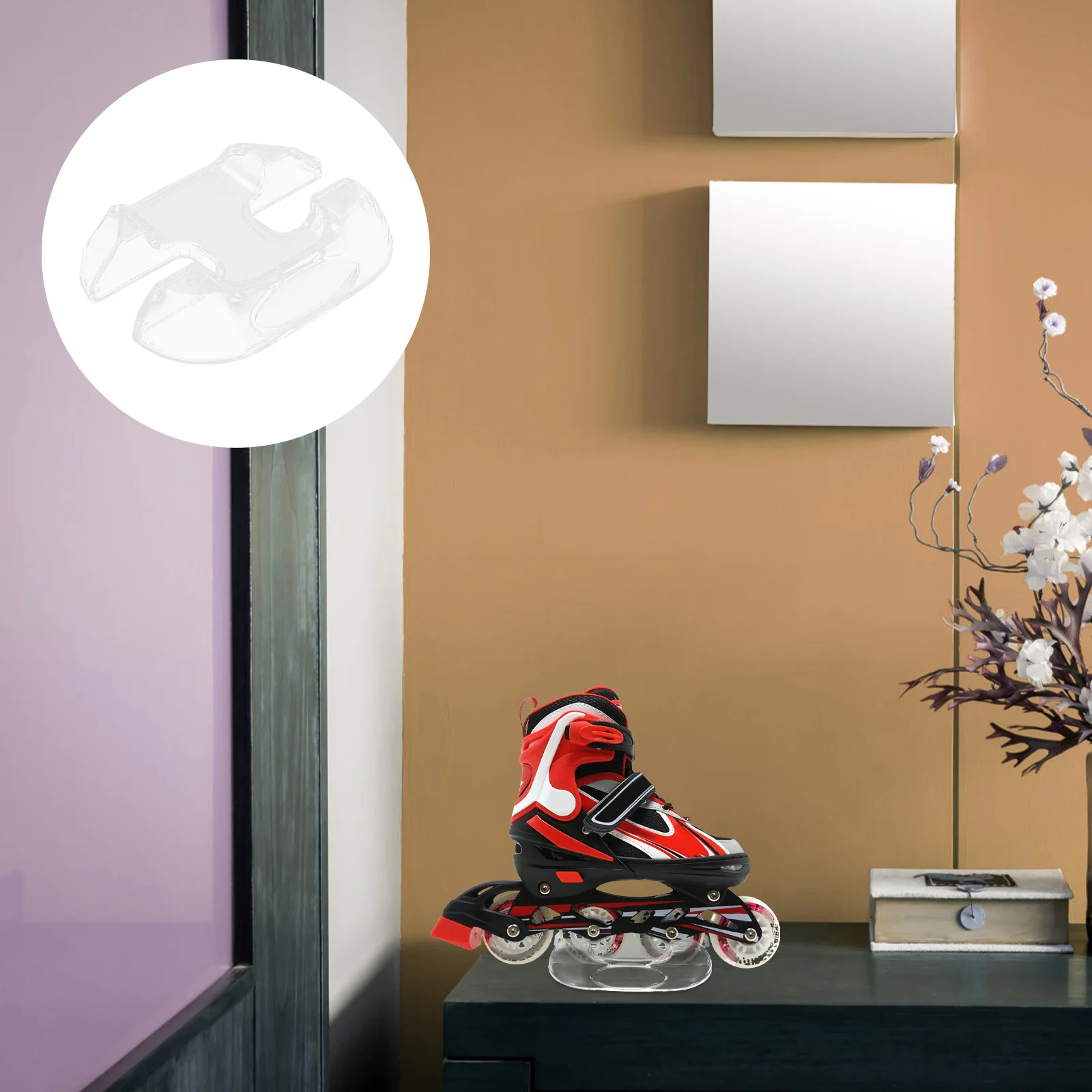 2Pcs Roller Skates Storage Rack Acrylic Display Stand Clear Design Space Saving Stable Support Organizer Ice Skate Display Stand
2Pcs Roller Skates Storage Rack Acrylic Display Stand Clear Design Space Saving Stable Support Organizer Ice Skate Display Stand