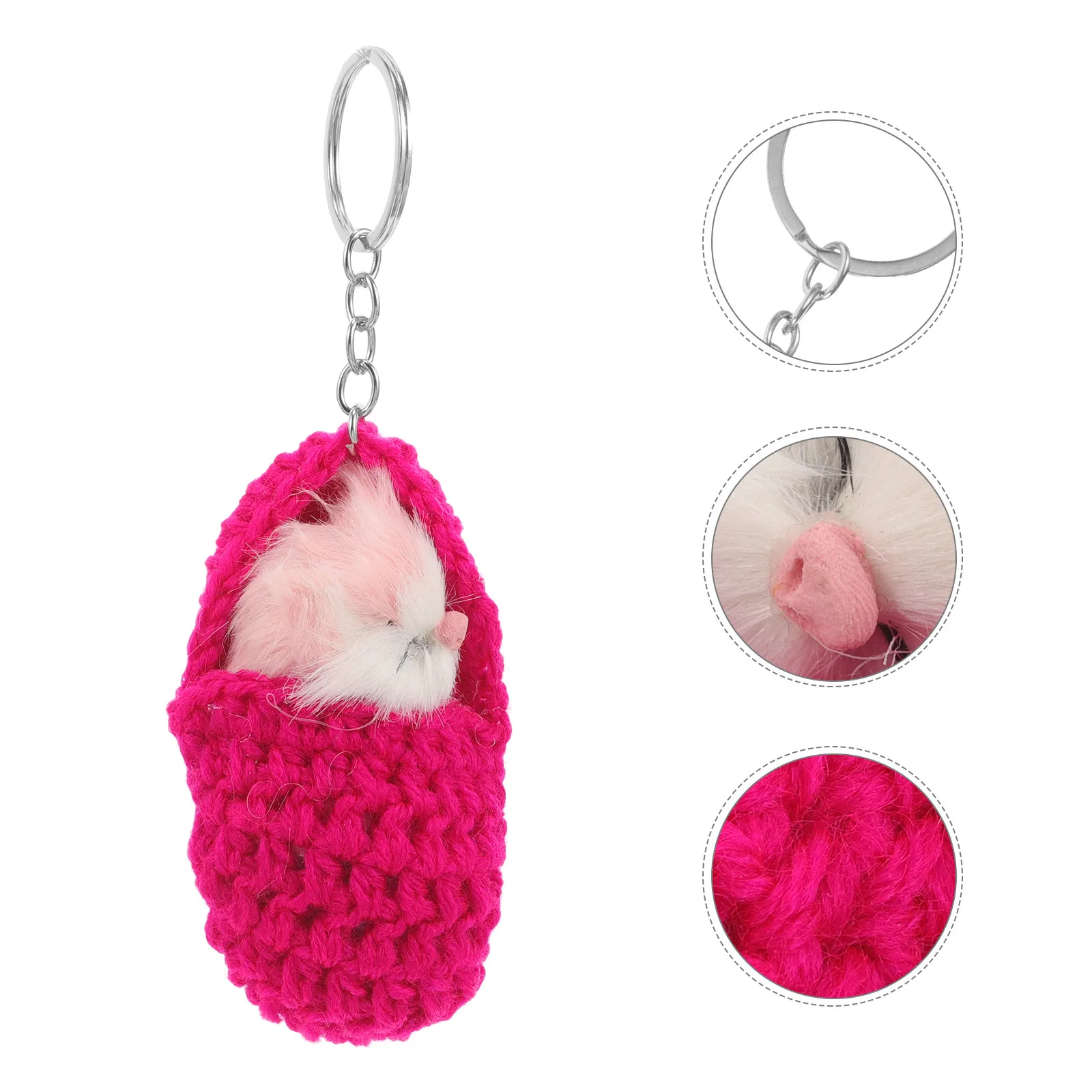 Cat Key Ring Rose Red Sleeping Cat Purse Keychain Bag Pendant Charm Decoration Cute Backpack Hanging Keychain for Kids Bag Charm
Cat Key Ring Rose Red Sleeping Cat Purse Keychain Bag Pendant Charm Decoration Cute Backpack Hanging Keychain for Kids Bag Charm