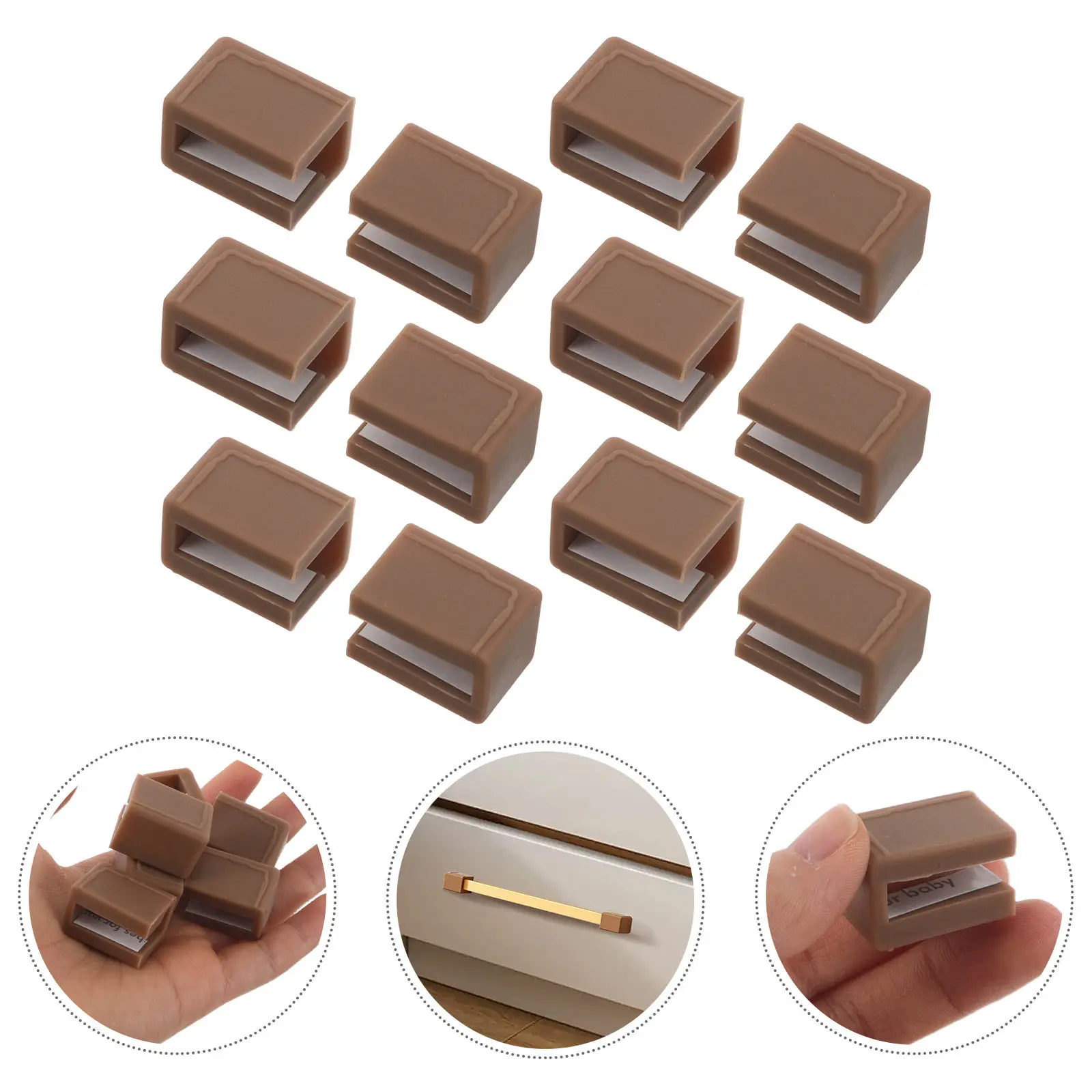 12Pcs Silicone Cabinet Handle Corner Guards Soft Baby Proofing Edge Protectors for Furniture Tables Dressers Coffee Tables
12Pcs Silicone Cabinet Handle Corner Guards Soft Baby Proofing Edge Protectors for Furniture Tables Dressers Coffee Tables